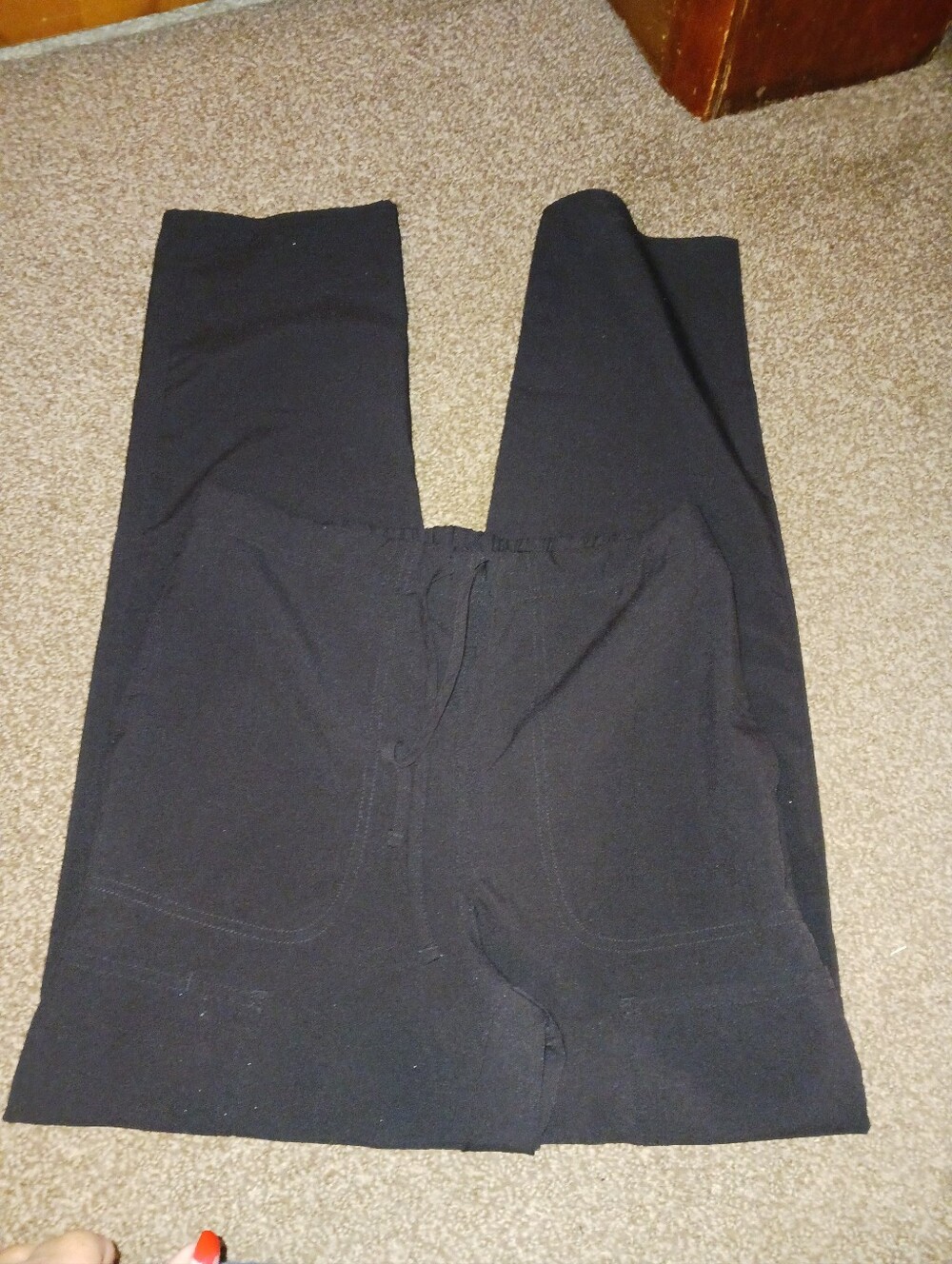 Ladies Size Small Black Scrubstar Scrub Pants